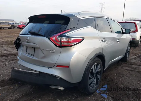 2017 Nissan Murano Platinum from USA, damaged, VIN 5N1AZ2MH1HN202636